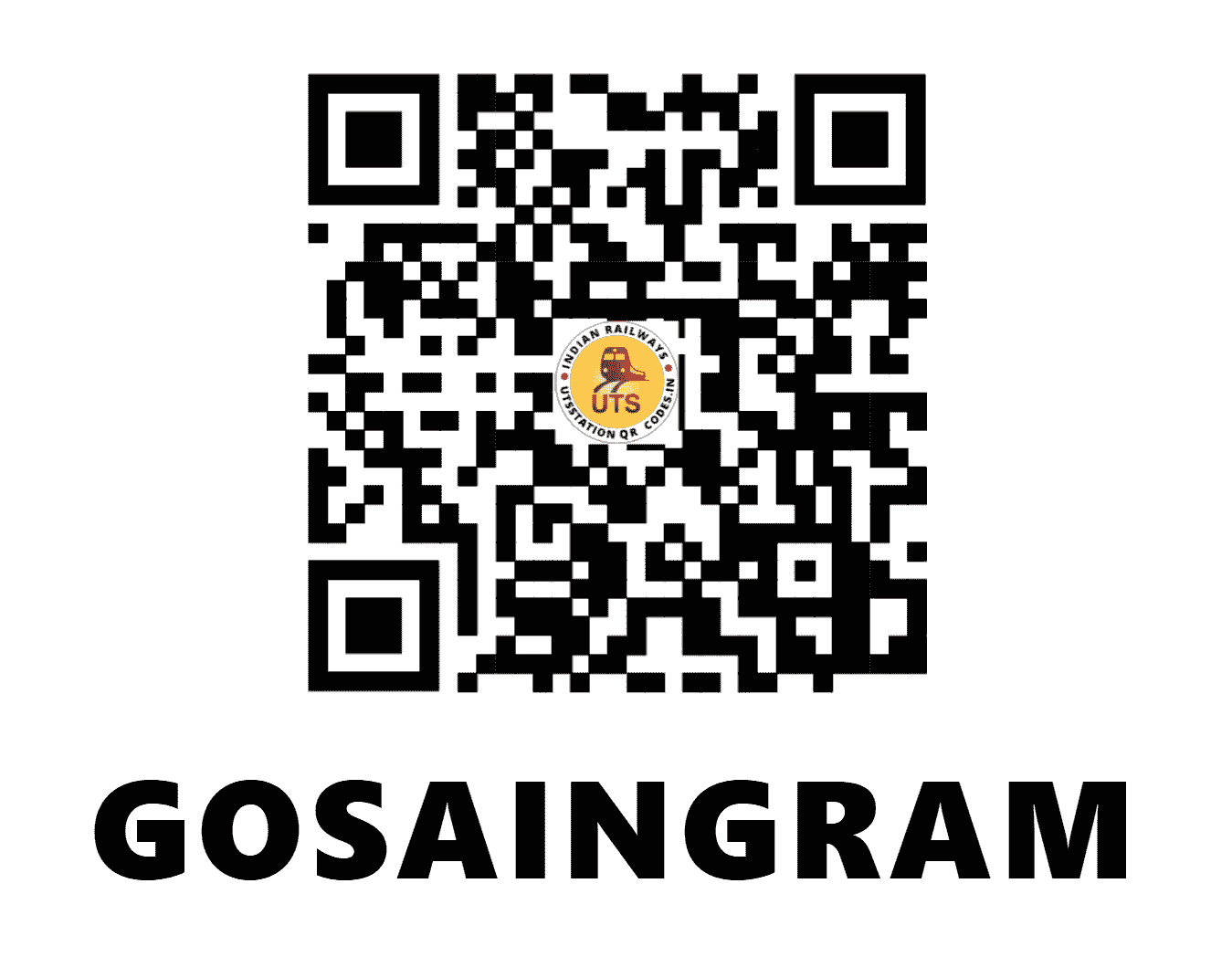 UTS QR Code for GOSAINGRAM - GSGB (ER - WEST BENGAL)
